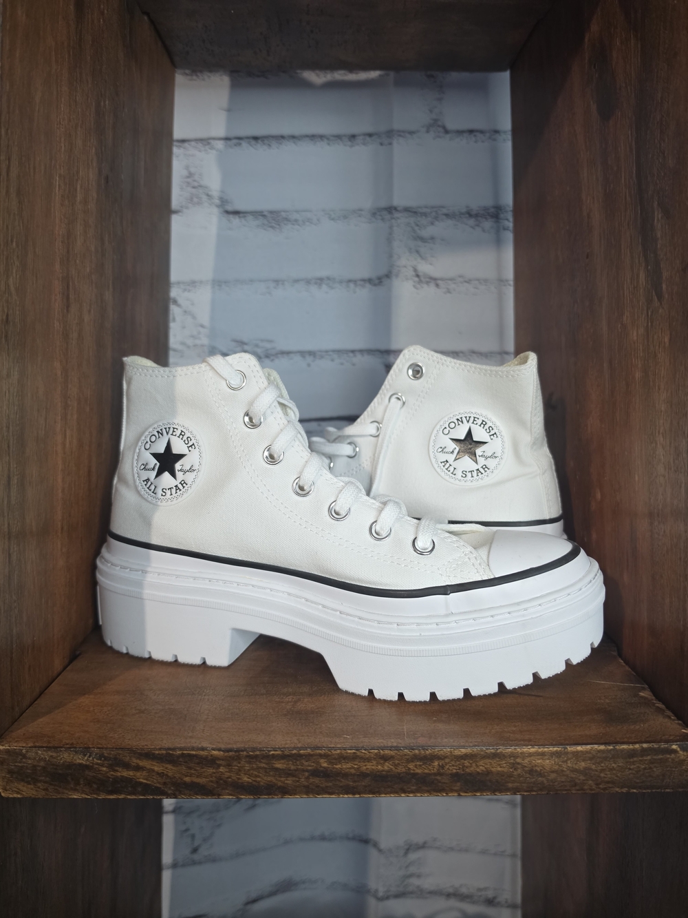 Converse Chuck Taylor All Star High Platform Women's 7.5 White - Picture 10 of 16